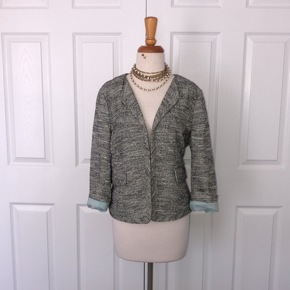 Ann Taylor Jackets & Blazers - Ann Taylor tweed jacket size 12 (EUC!)